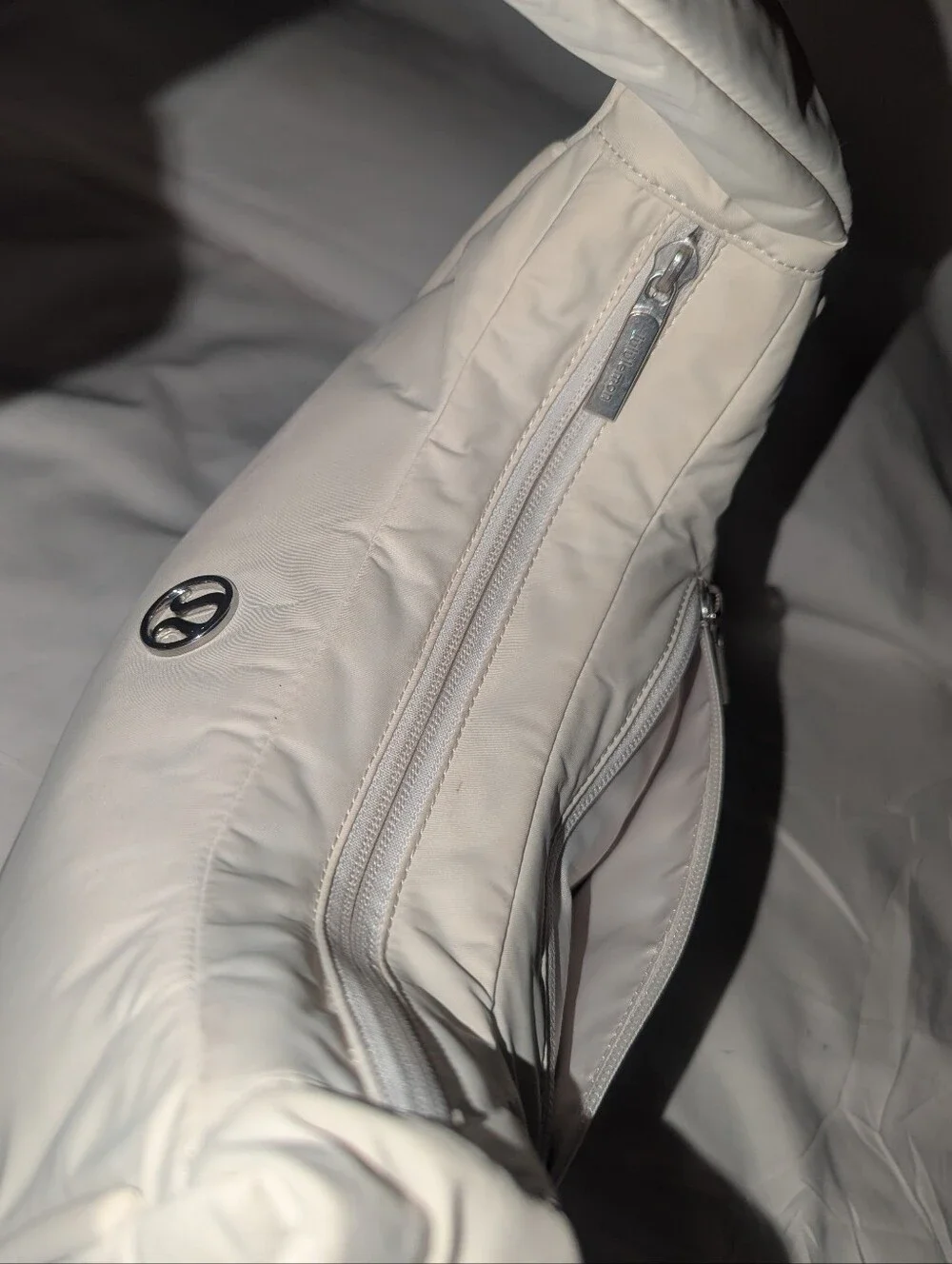 lululemon athletica Cream Crescent Shoulder Bag
